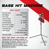 Picture of BaseHit Real Baseball Pitching Machine with Auto Ball Feeder