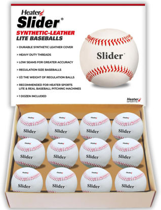 Picture of Slider Lite Synthetic Leather Pitching Machine Baseballs